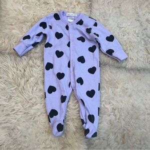 Little Mish Heart Footies